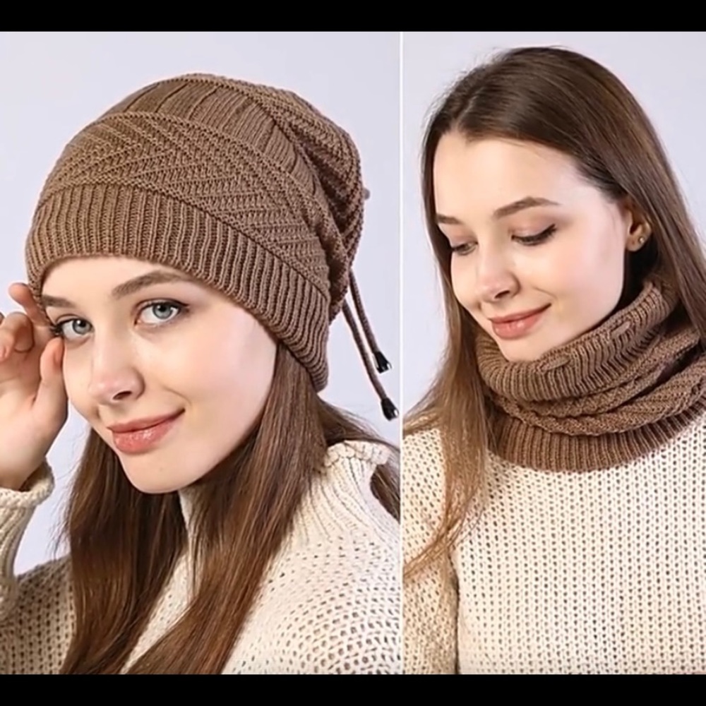 Fleece Lined knit Beanie - Picture 2 of 5